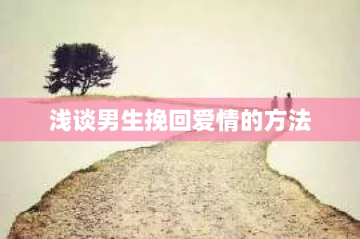 浅谈男生挽回爱情的方法