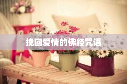 挽回爱情的佛经咒语