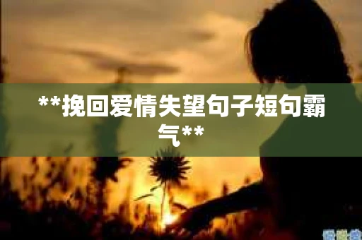 **挽回爱情失望句子短句霸气** **挽回爱情失望句子短句霸气**