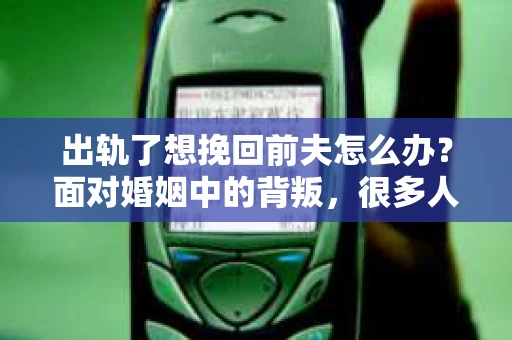 出轨了想挽回前夫怎么办？面对婚姻中的背叛，很多人都会感到痛苦和无助。但生活总是充满了转机，如果你真心想要挽回前夫，那么以下这些方法或许能给你一些启示。