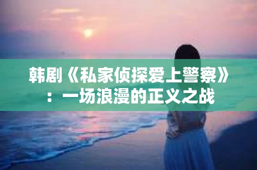 韩剧《私家侦探爱上警察》：一场浪漫的正义之战