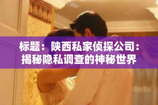 标题：陕西私家侦探公司：揭秘隐私调查的神秘世界