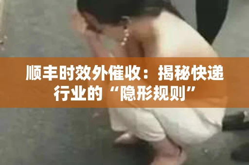 顺丰时效外催收：揭秘快递行业的“隐形规则”