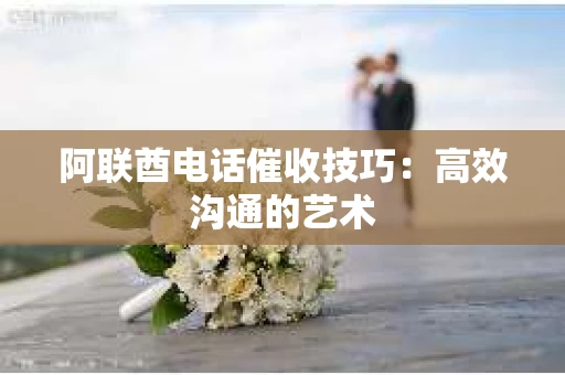 阿联酋电话催收技巧:高效沟通的艺术 阿联酋电话催收技巧:高效沟通的艺术