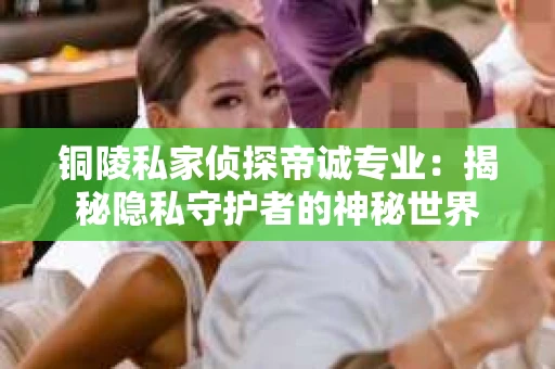 铜陵私家侦探帝诚专业：揭秘隐私守护者的神秘世界