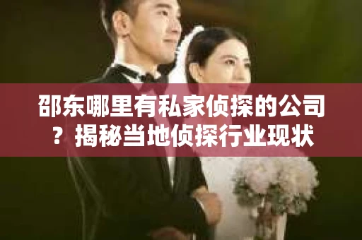 邵东哪里有私家侦探的公司？揭秘当地侦探行业现状