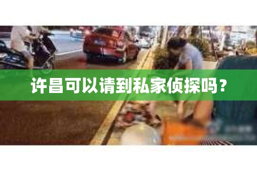 许昌可以请到私家侦探吗？