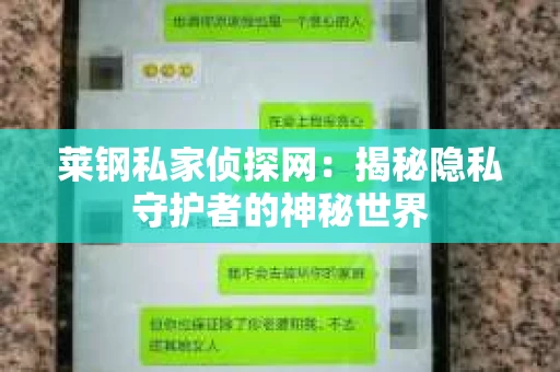 莱钢私家侦探网：揭秘隐私守护者的神秘世界