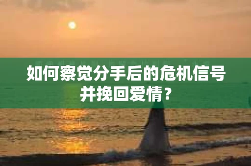 如何察觉分手后的危机信号并挽回爱情？