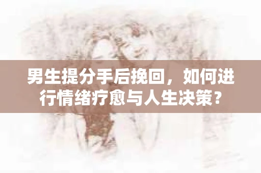 男生提分手后挽回，如何进行情绪疗愈与人生决策？