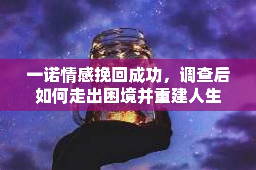 一诺情感挽回成功，调查后如何走出困境并重建人生