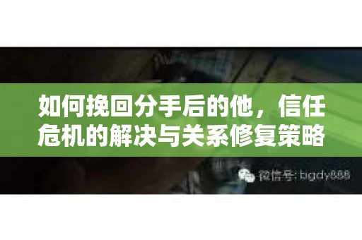 如何挽回分手后的他，信任危机的解决与关系修复策略